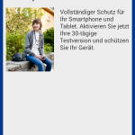 Willkommensbildschirm