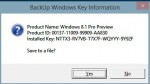 backup-seriennummer