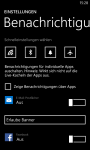 einstellungen benachrichtigungen