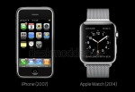 apple watch iphone 1 3g design comparison vergleich