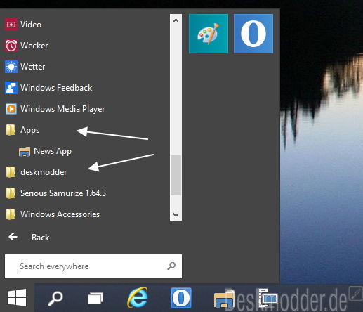 Apps Im Startmenu Von Windows 10 Unter Alle Apps Loschen Deskmodder De