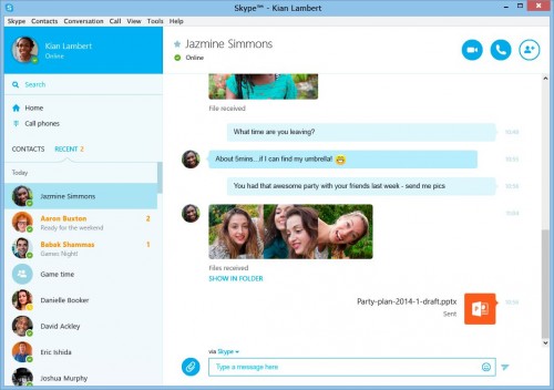 skype desktop windows