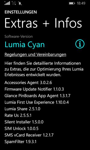 windows phone nokia lumia cyan