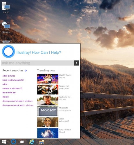 cortana windows 10