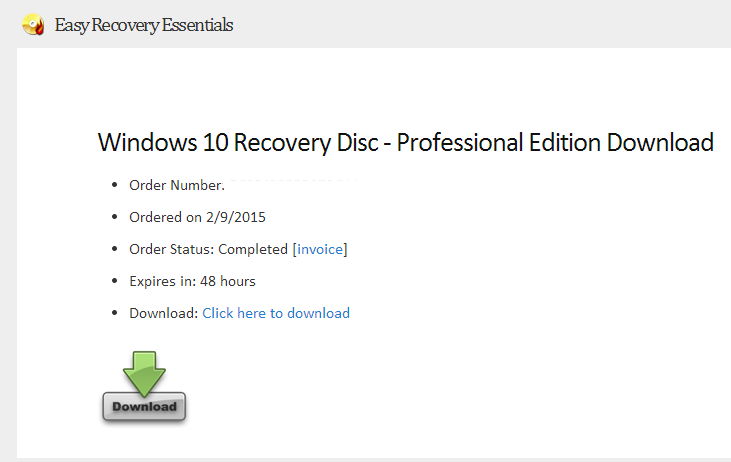 Easy Recovery Essentials Windows 10 Iso Download