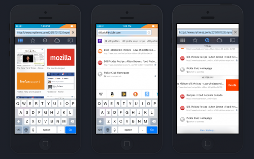 adresszeile firefox ios