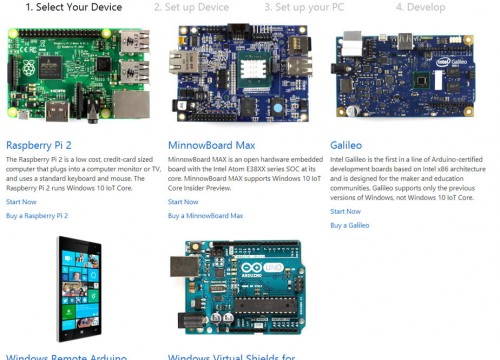 Windows 10 IoT Core Insider Preview release note