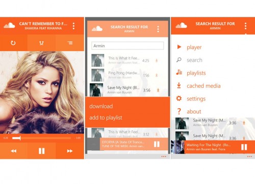Client for SoundCloud
