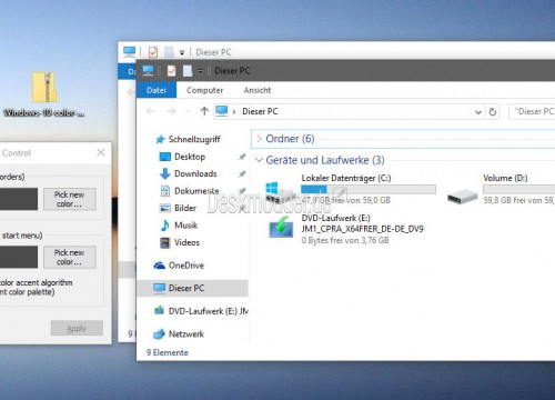 Windows 10 Color Control