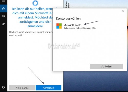 cortana-mit-lokalem-account-anmelden-Windows-10-1