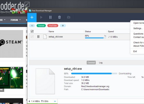 Free Download Manager 5.1