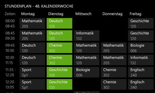 ModernTimetable-Stndenplan-Windows-App