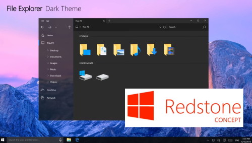 Windows 10 Redstone Concept