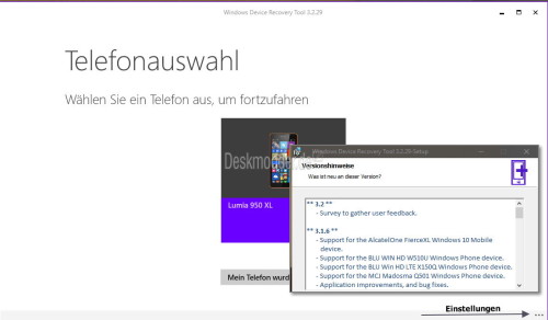 Windows Device Recovery Tool