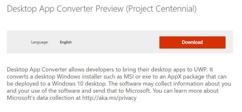 Desktop App Converter-download