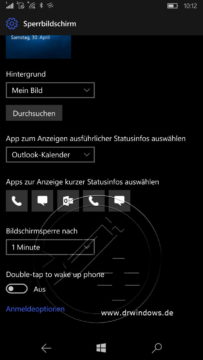 Double-tap to wake up phone Windows 10 Mobile-1
