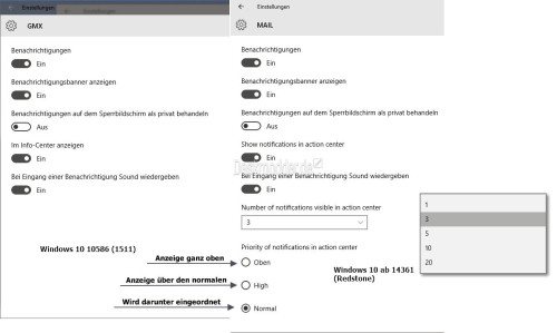 info-center-benachrichtigungen-einstellen-sortieren-windows-10