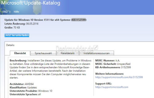 KB3152599