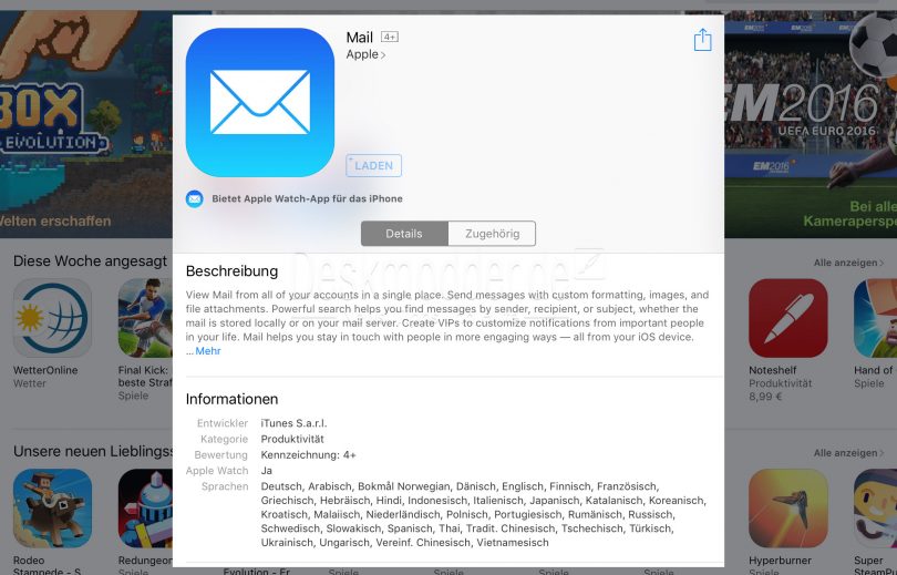 Apple Mail Store