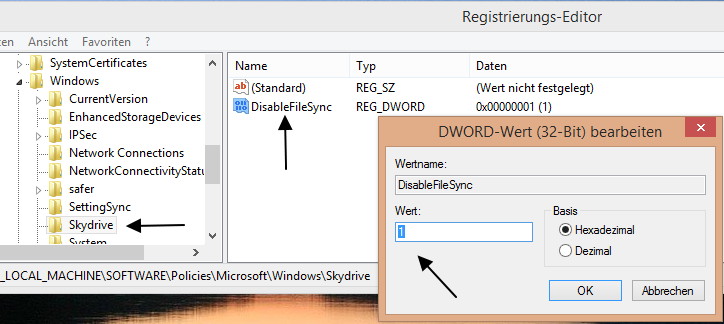 Datei:Skydrive-deaktivieren-windows-8.1-regedit.jpg