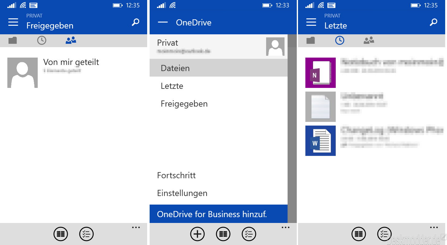 Onedrive App Für Das Windows Phone Mit Einem Update Deskmodder De
