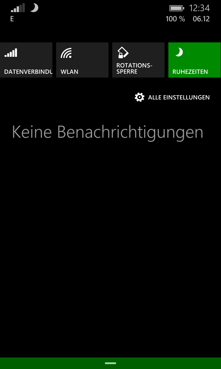Windows Phone 8.1 Update Developer Preview – Datenverbindung kann nun im Infocenter hinzugefügt werden