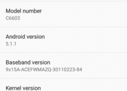 Xperia Z Lollipop