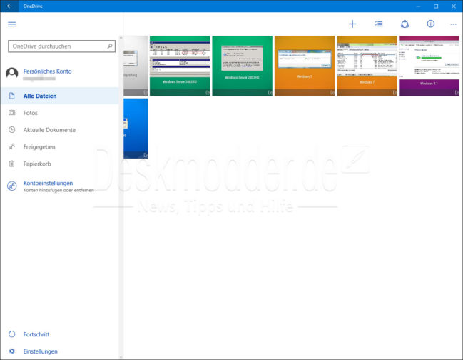 Windows 10 OneDrive als UWPApp verfügbar Deskmodder.de