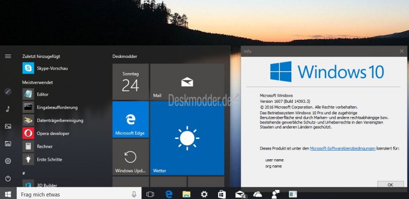 windows 10 14393 schon jetzt installieren