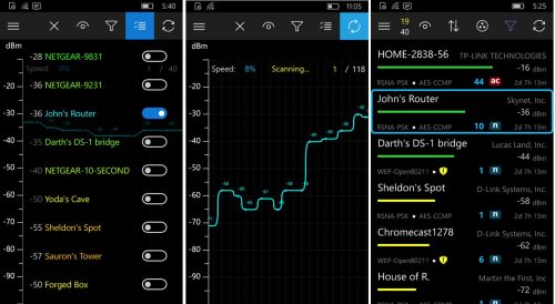 WiFi Commander 3D Analyze und Monitor
