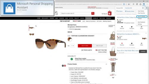 Microsoft Personal Shopping Assistant