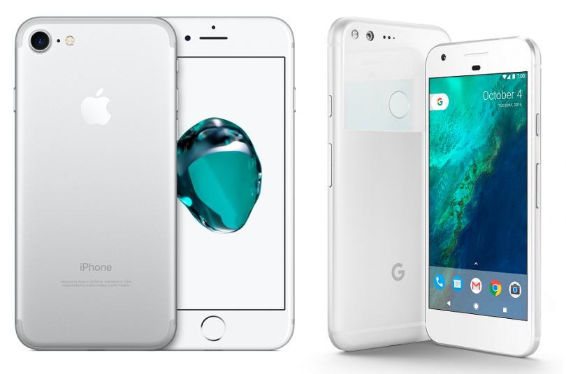 Google Pixel vs Apple iPhone