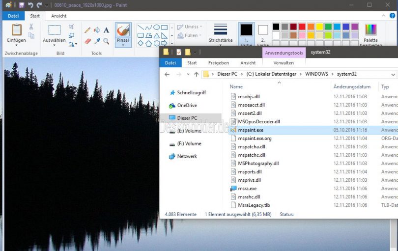 Altes Paint (mspaint) anstatt Paint 3D App nutzen Windows 10 [Update