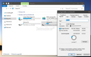 ReFS Formatierung in der Windows 10 1703