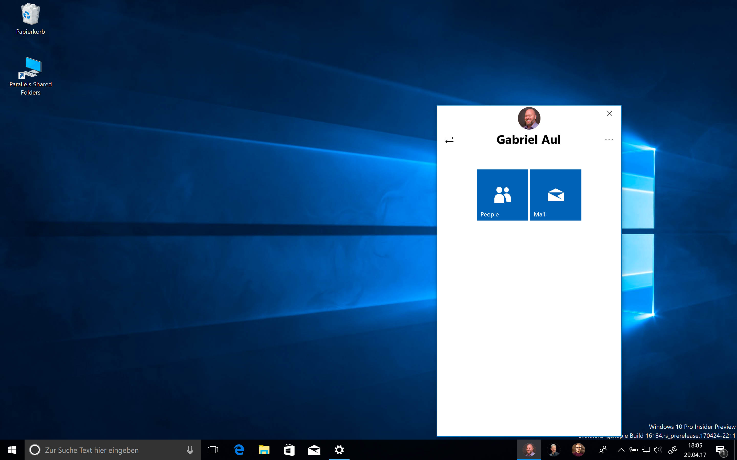 skype insider build windows 10