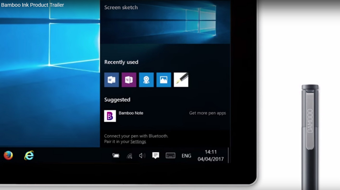 Wacom windows 10. Wacom с виндовс. Windows Ink. Bamboo Note. Windows Ink option.