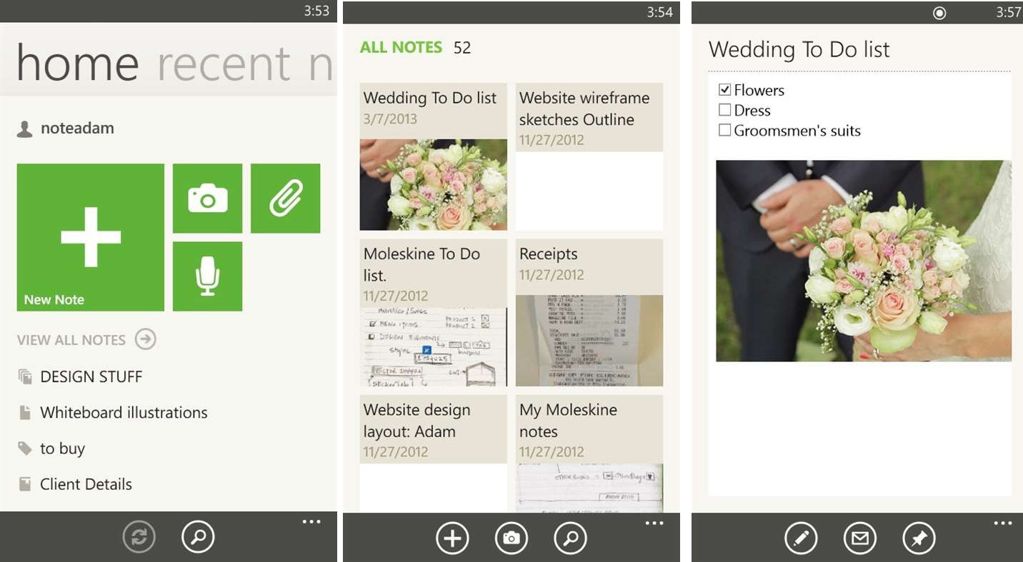 Evernote - Windows 10 Mobile, Windows Phone und BlackBerry 