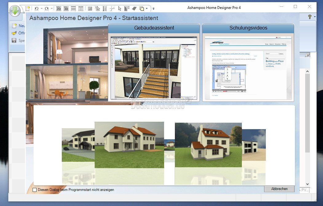 Ashampoo Home Designer Pro 4 Kurz angeschaut und 