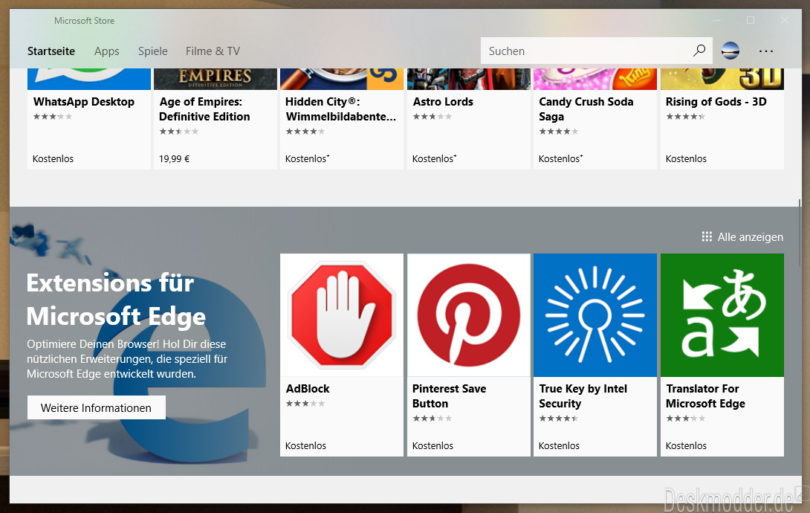 microsoft edge app store microsoft edge app store