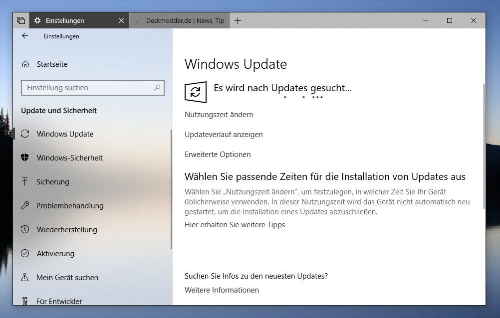 Windows 10 17639 steht für die Insider im Skip Ahead