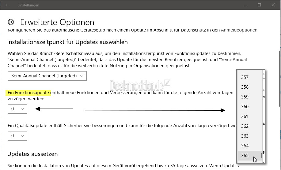 windows 10 update auf installation warten