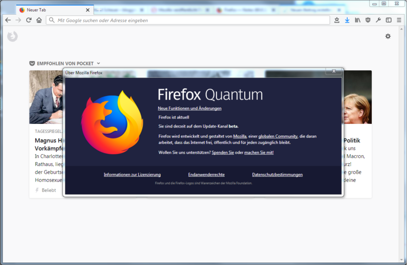 Firefox 60.0.1
