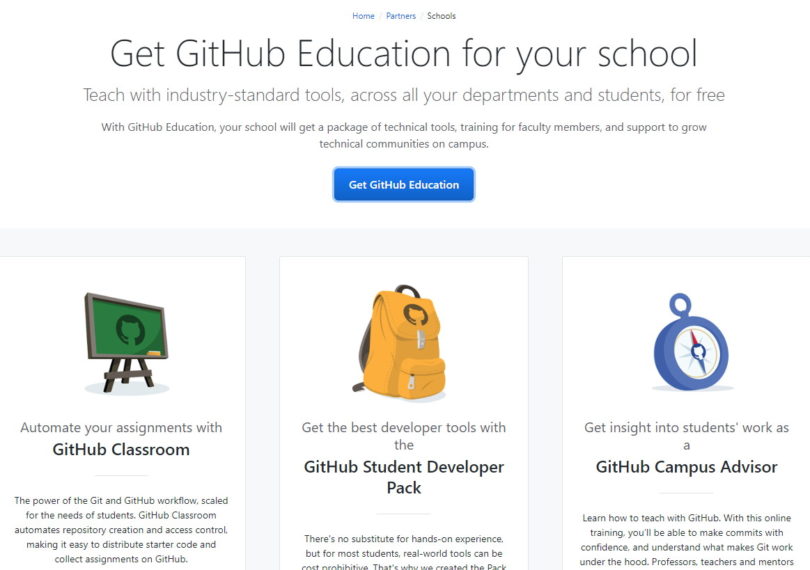 GitHub Education für Schulen nun kostenlos - Deskmodder.de