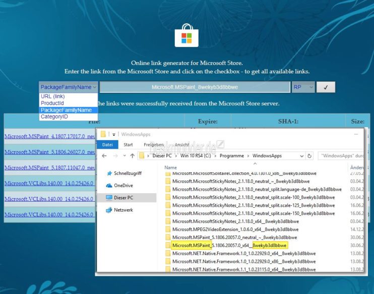 Windows 10 Apps ohne die Store App herunterladen und installieren