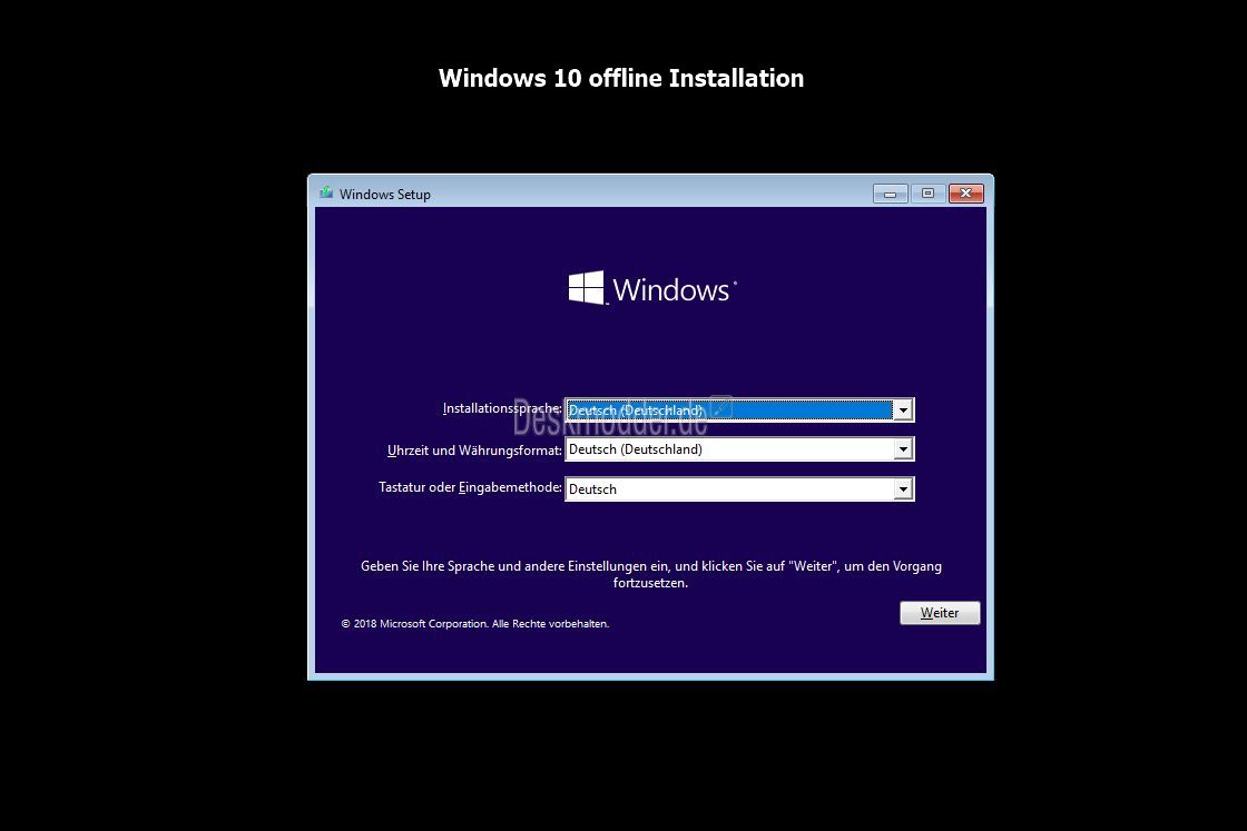 Windows 21 offline neu installieren - Die Vorteile - Deskmodder.de