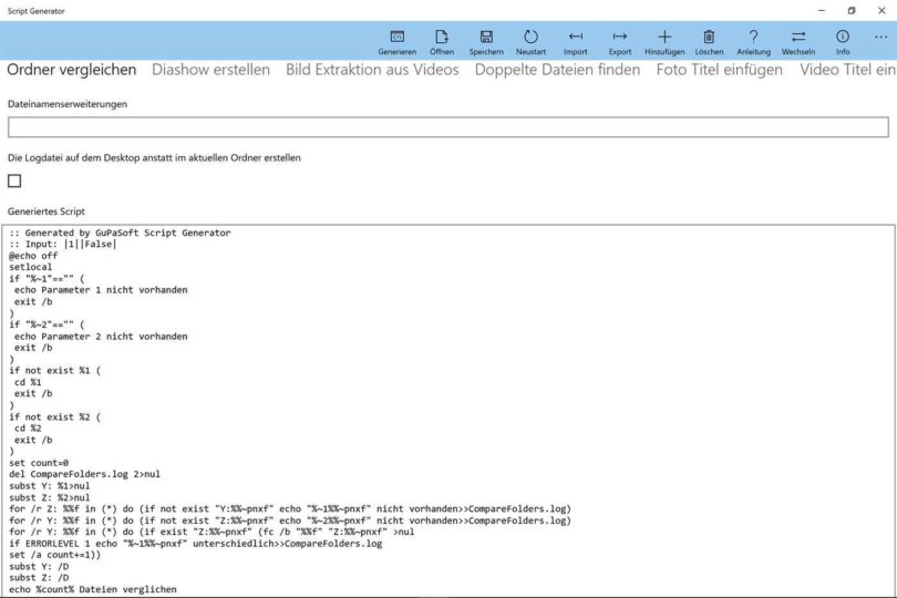 Script Generator als Windows 10 App im Microsoft Store - Deskmodder.de