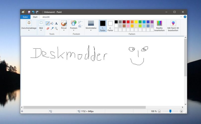 MS Paint bleibt uns vorerst erhalten in der Windows 10 1903 und höher