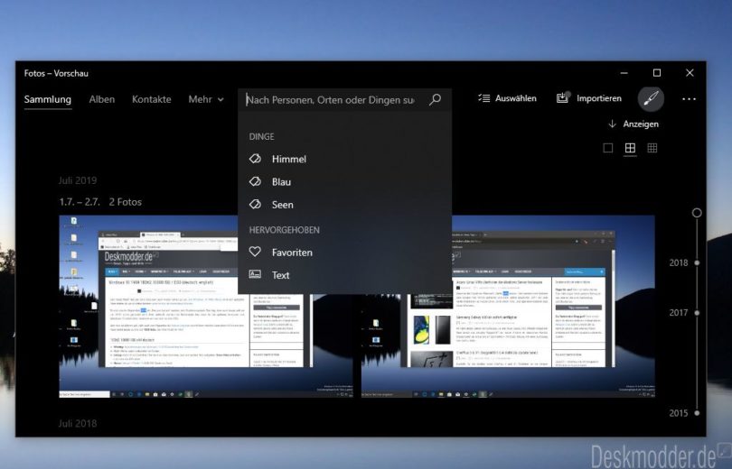 Media EngineAddOn für die Fotos App für eine bessere Suchfunktion