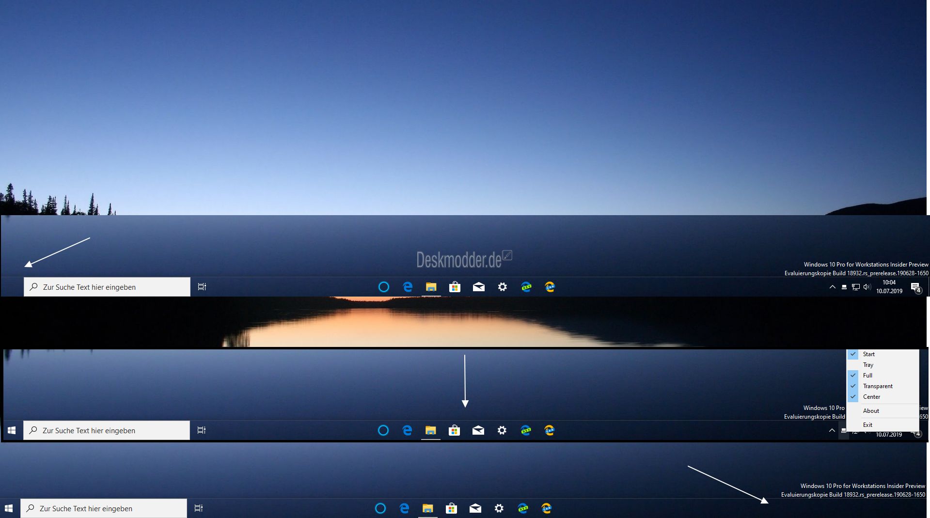 Www Deskmodder De Blog Wp Content Uploads 19 07 Taskbardock Windows 10 Jpg