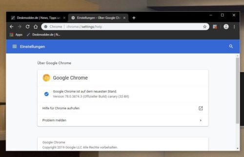 Chrome Canary 78 0 3874 0 Zeigt Keine Webseiten An Workaround Chrome Canary 78 0 3874 0 Zeigt Keine Webseiten An Workaround
